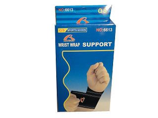 pair of wrist wrap support elastic brace protector time left