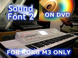 Cd soundfonts for KORG M3 + sounds from synth leads Access Virus 