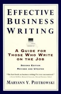 Effective Business Writing Strategies, Suggestions and Examples by 