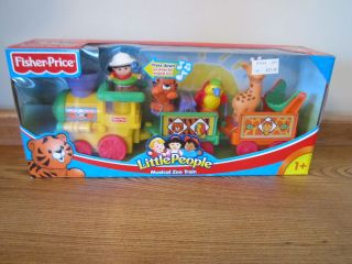 Fisher Price Little People New Box Zoo Train Fun Sounds Animals 