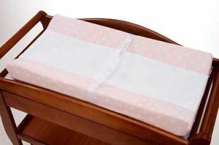 Nojo 2 Pack Contoured Changing Pad Covers   Pink w/Ivory Dots