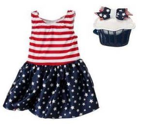 NWT Gymboree 4TH OF JULY 2011 Red White Blue Stars Stripe Pageant Tutu 