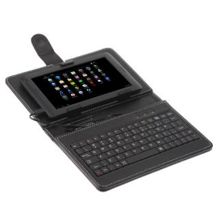 Android 4.0 Tablet PC WiFi 8GB + Leather Case USB Keyboard 