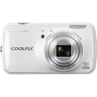 Nikon S800CWH Coolpix 16 Megapixel 10x Optical Zoom Digital Camera 