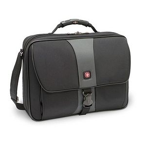New 17 Laptop Bag Messenger Briefcase Swiss Gear Black