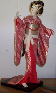 vintage 1950 s japanese geisha doll fujimusume