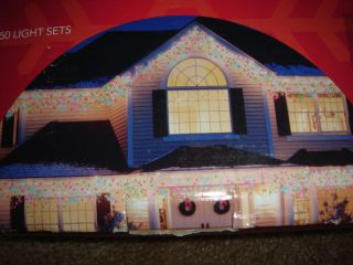 12 sets Seasons traditions 150 icicle light 9ft long multi color