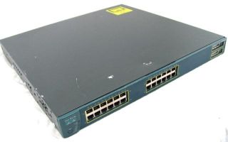 Cisco Catalyst 3550 Series 24 Port Ethernet Switch WS C3550 24PWR SMI