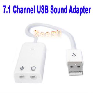usb2 0 2 1 actual channel virtual 7 1 effect audio sound card adapter 