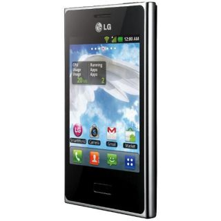 LG Optimus L3 E400 1GB Black Unlocked Smartphone Unlocked GSM Android 