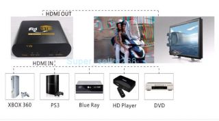 HD 2D to 3D Video Coverter TV Blue Ray DVD PS3 Xbox 360