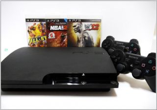 Sony PlayStation 3 160GB Plus 3 Games Extra Controller w Original Box 