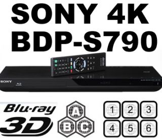 Sony BDP S790 Wi Fi 2K 4K Blu Ray Player Multi Zone All Region Code 