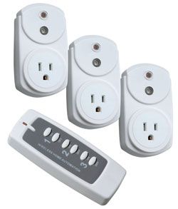 Woods 13568 Indoor Wireless Remote Control Outlet 3 Out