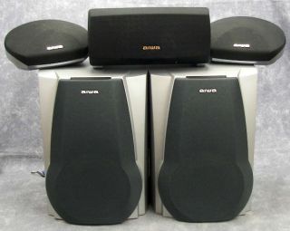 Aiwa 3 CD 5 Speaker Stereo System Dolby Digital 275Watt