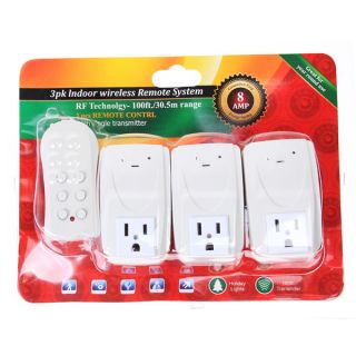 Pack Wireless Remote Control AC Electrical Power Plug Outlet Switch 