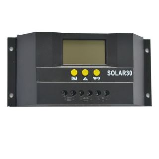 30A Solar Charge Controller Regulator 12V 24V 360W Solar Panel 