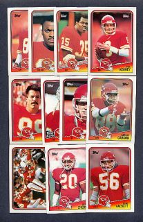 Please click here to see more Chiefs Team Sets in my  store.