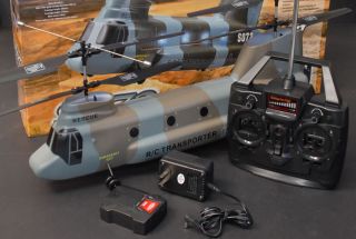 Chinook Big R C 3CHANNEL Helicopter with Flashing Lights
