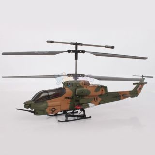    S036 Radio Remote Control 3Channel 3CH RC Helicopter Army Green GYRO