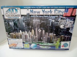 4D CITYSCAPE TIME PUZZLE 40010 NEW YORK CITY Award Winning NEW SEALED