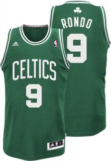 Rajon Rondo Green Adidas Revolution 30 Swingman Boston Celtics Youth 