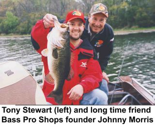 Stewart’s association with Bass Pro Shops transcends racing and goes 