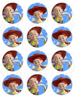Toy Story Jessie Edible Cupcakes Image Topper Decorations Dozen 2 C