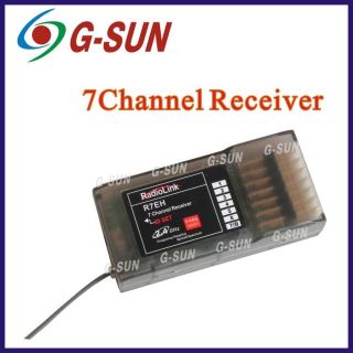 1pcs 6ch Radiolink R7EH 2 4G 7Channel Receiver for T6EHP E transmitter