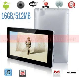 16GB 512MB 10 inch Android 2 2 Contex A8 Mid Tablet Pad WiFi 3G 