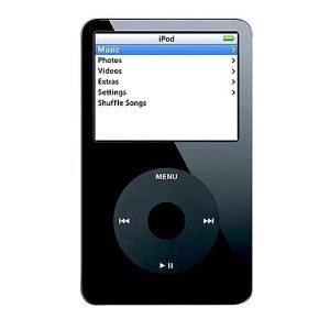 Apple iPod Video 5th Generation 30GB Black with New Battery
