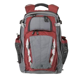 11 Tactical Covrt 18 Backpack   Red / Steel Grey   One Size   56961 