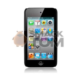 Black Hard Case for iPod Touch 4th Gen 4G 8GB 32GB 64GB