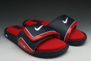   Nike Comfort Slide 2 Gym Red White Navy 415205 610 Size 9 15