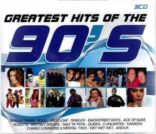 Greatest Hits of The 90s 3 CD Box Set 59 Hits Brand New Factory 