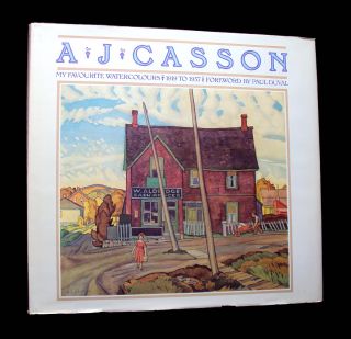 CASSON My Favorite Watercolours 1919 to 1957 ART Group of Seven 