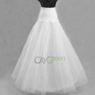 New 1 Hoop A Line Wedding Dress Petticoat Good Price and Quality White 