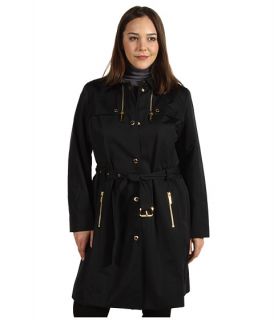 MICHAEL Michael Kors Plus Plus Size L/S Trench w/ Zipper $275.00