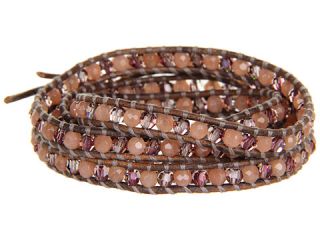 Chan Luu 32 Wrap with Semiprecious Stones and Crystal Nutmeg/Natural 