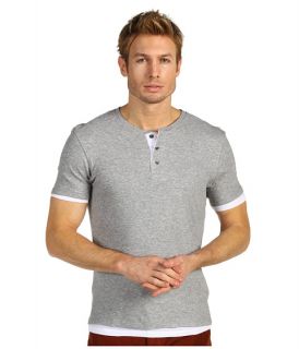 vince double layer jersey short sleeve henley tee $ 125