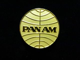 Pan Am World Airways Logo Stewardess Hat Pin Fly Girls ABC Wings