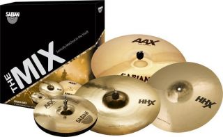 Sabian The Mix Cymbal Box Set Arena HHX AAX Cymbal Pack AH5003