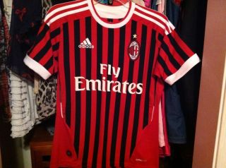 AC Milan Soccer Jersey Youth Size Large