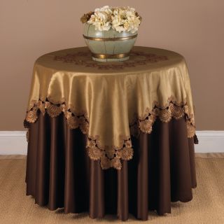 The color of the tablecloth shown in this picture is olive.)