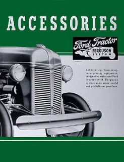 1939 1947 Ford 2N and 9N Tractor Accessory Brochure Set