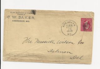 Oldhal Aberdeen MD C w Baker 1899 to Delmar De