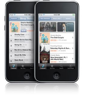  capability in iPod touch gives you access to the iTunes Wi Fi Music 