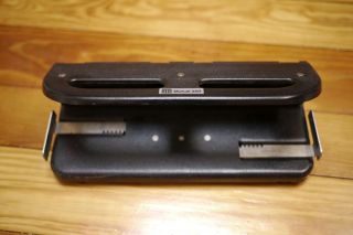 Acco Mutual 250 Adjustable 3 Hole Punch 11 Adjustable Positions Heavy 