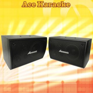 Acesonic SP 580 SP580 120W Heavy Duty Karaoke Speaker System Pair New 