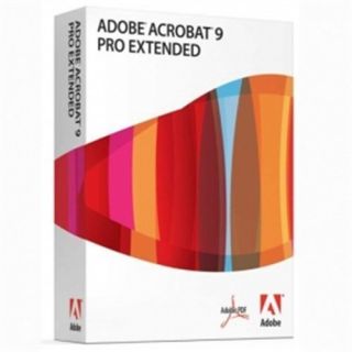 Adobe Acrobat 9 Pro Extended 32 64 Bit Full Retail Version Windows 